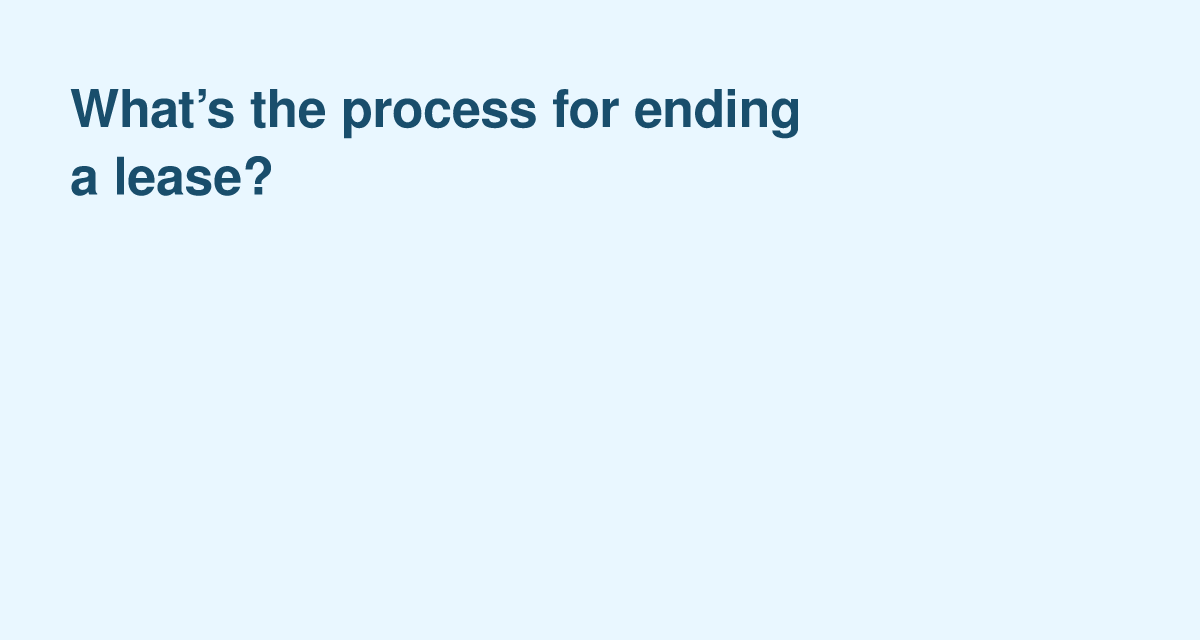 Lease Termination Steps: Notice, Inspection, and Move-Out