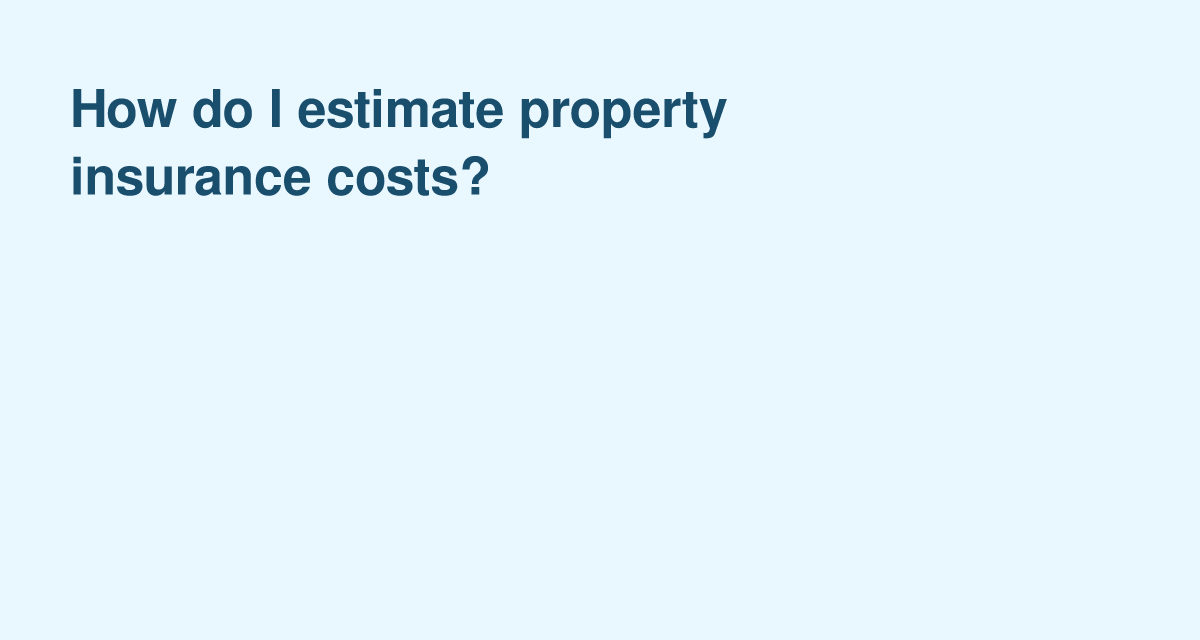  Breaking Down Home Insurance Rates: A Practical Cost Estimator