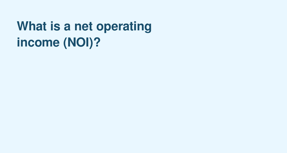Net Operating Income: The Core Metric for Rental Property Success