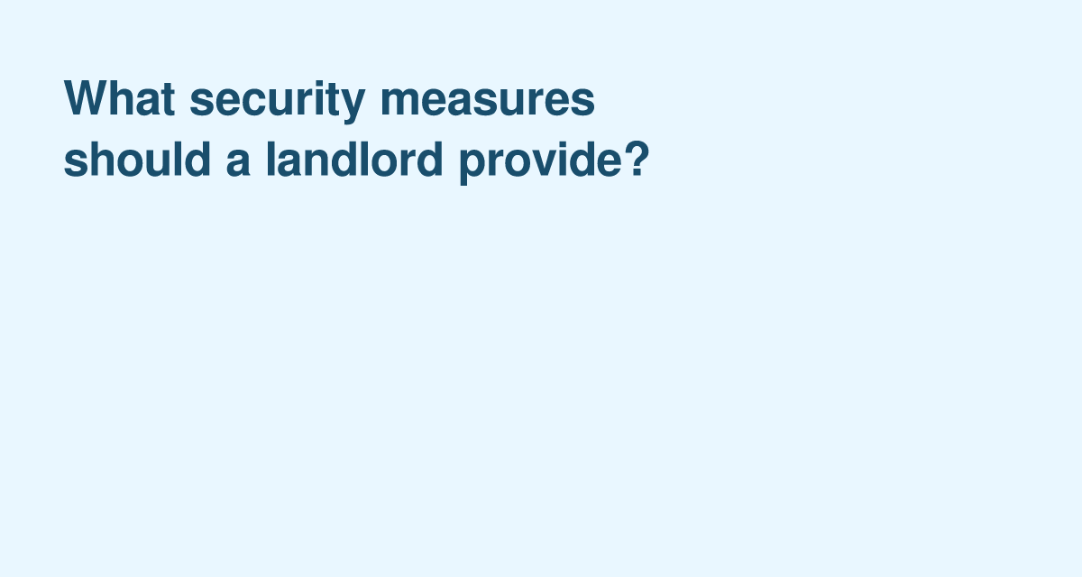 Essential Security Landlord Must Provide — Locks, Lighting & Habitability Basics