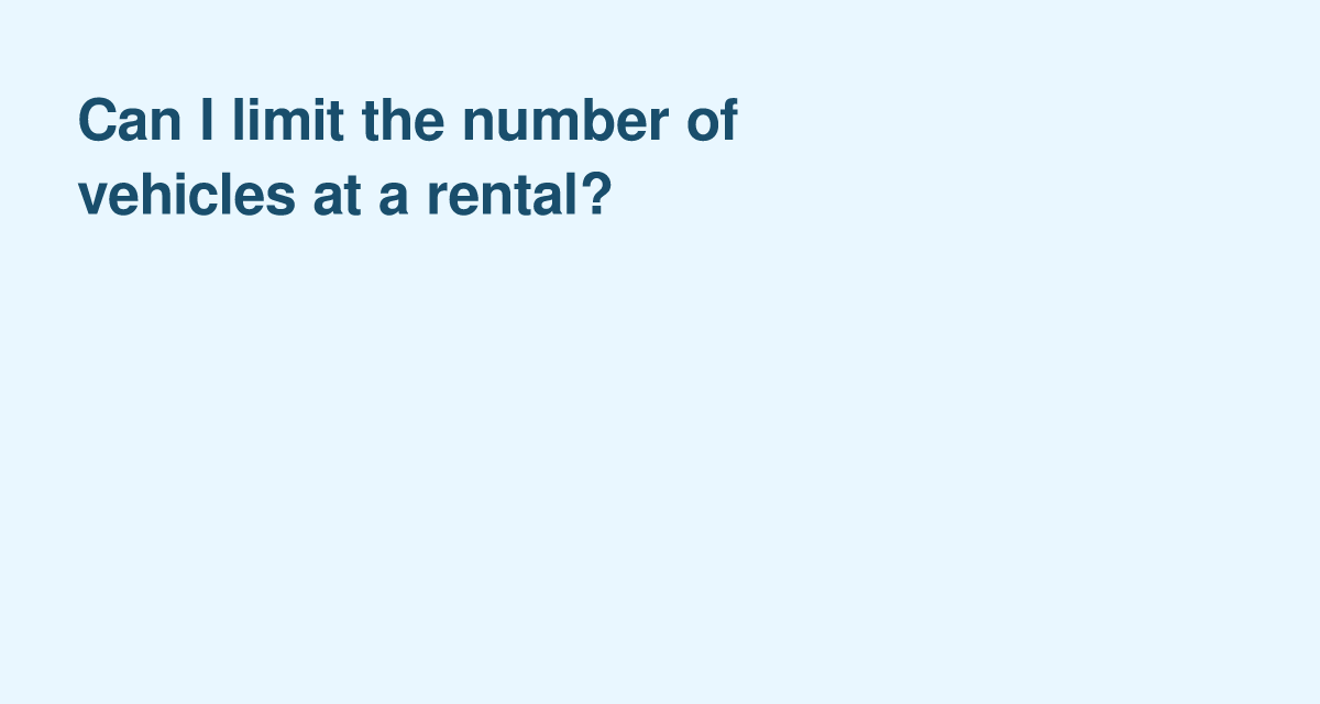 Parking rules & vehicle limits landlords can enforce at rentals